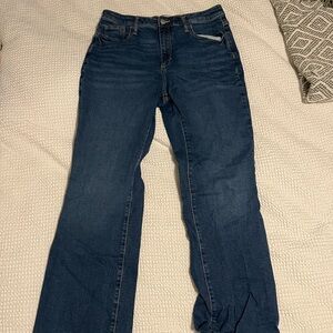 Universal Thread Dark Blue High Rise Boot Cut Jeans